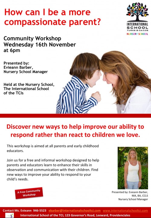 Compassionate Parent Workshop 16th November 2016