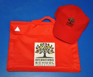 International School Hat and Bag