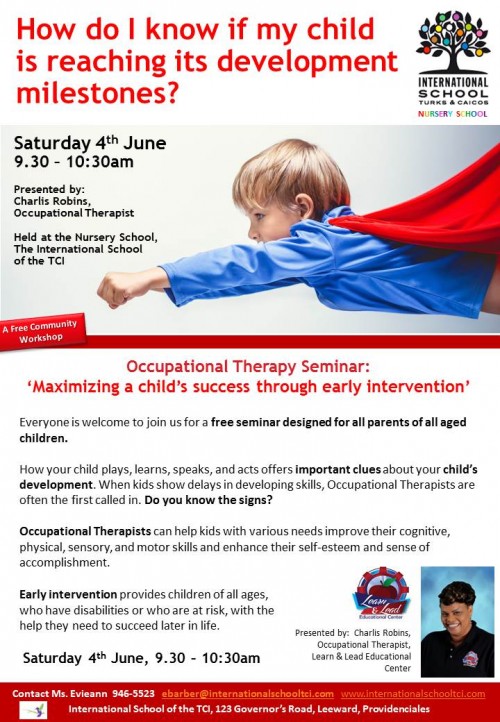 Occupational-Therapist-Workshop-Saturday-4th-June-9.30-am-Nursery-School-ISTCI-with-Charlis-Robins-e1464615717367